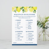 Papier Qu'y a-t-il dans votre sac à main Fête des mariées (Debout devant)