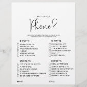 Papier Qu'y a-t-il sur votre jeu de Fête des mariées de t (Devant)