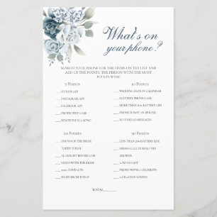 Papier Qu'y a-t-il sur votre téléphone floral nuptiale je