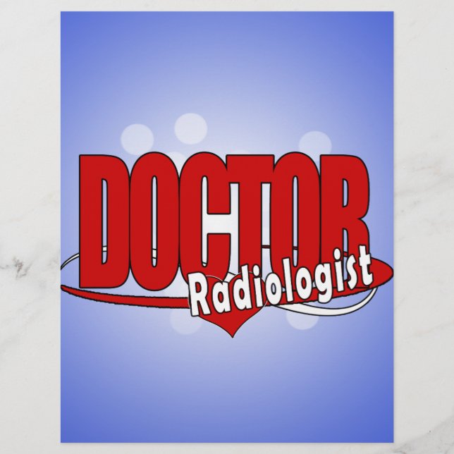 PAPIER RADIOLOGISTE DU MÉDECIN LOGO (Devant)