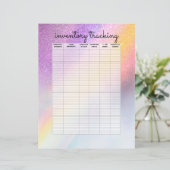 Papier Rainbow Holograph Parties scintillant Ombre Busine (Debout devant)