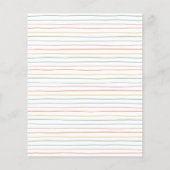 Papier Rainbow Layer Cake Budget Anniversaire (Dos)
