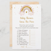 Papier Rainbow Neutral Gold Pastel Devinez Le Jeu De Prix (Devant / Derrière)