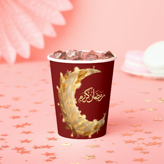 PAPIER RAMADAN RAMADAN KAREEM RAMADAN MUBARAK GOBELETS EN (Insitu)