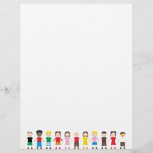 Papier Rangée Enfants