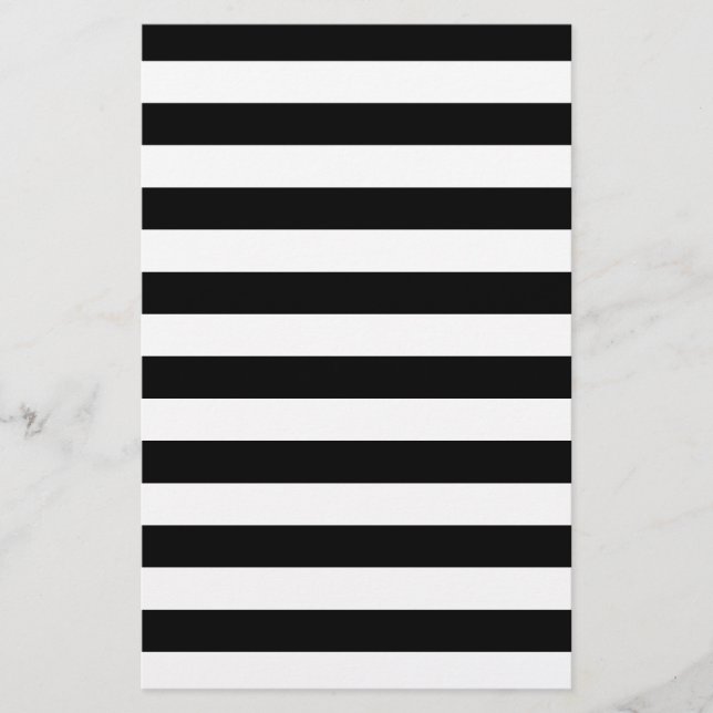 Papier Rayures noires (Devant)