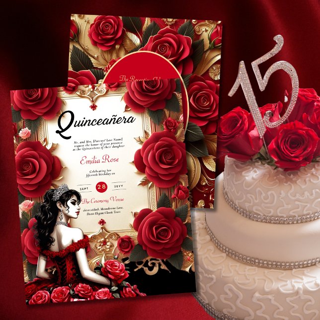 Papier Réception de la cérémonie de tenue de la Quinceane (Créateur téléchargé)