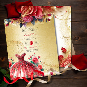 Papier Réception de la cérémonie de tenue de la Quinceane