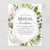 Papier Réception de mariage Budget Décoration de verdure (Devant)