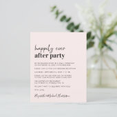Papier Réception de mariage budgétaire QR Code Invitation (Debout devant)