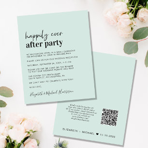 Papier Réception de mariage budgétaire QR Code Monnaie In