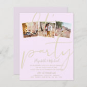 Papier Réception de mariage de fête Eloped (Devant / Derrière)