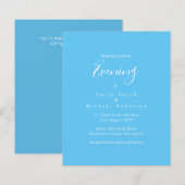 Papier Réception de mariage économique avec décoration co (Devant / Derrière)
