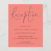 Papier Réception de script budgétaire Rose de corail Mari (Devant)