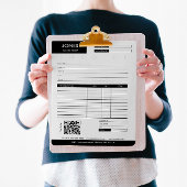 Papier Réception de vente de facture minimale Petite entr