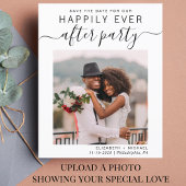 Papier Réception Mariage Photo Code QR Enregistrer La Dat