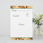 Papier Recette Chip Chip Cookie Card Stationnaire (Debout devant)