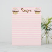 Papier Recette CupCake (Debout devant)