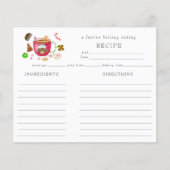 Papier Recette de biscuits au gingembre et au chocolat à  (Devant)