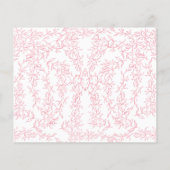 Papier Recette de Fête des mariées Elegant Rose Bow (Dos)