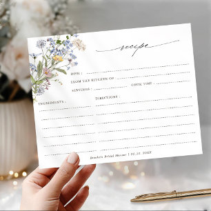 Papier Recette de Fête des mariées Fleur sauvage de print