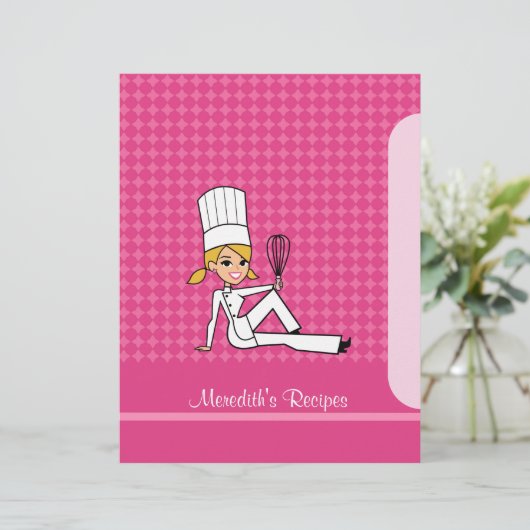 Papier Recette d'illustration Cute Cook (Debout devant)