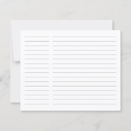 Papier Recette Fête des mariées Flower Shop de marché (Dos)