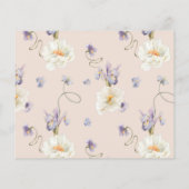 Papier Recette fleur sauvage de Fête des mariées Boho (Dos)