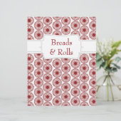 Papier Recette florale pittoresque Maroon Divider (Debout devant)
