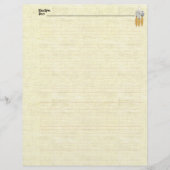 Papier recette lin Designer (Devant)