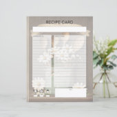 Papier Recette Pays Rustlic Insertion (Debout devant)