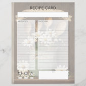 Papier Recette Pays Rustlic Insertion (Devant)