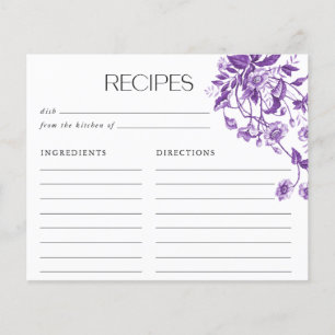 Papier Recettes de Fêtes des mariées florales en toile vi