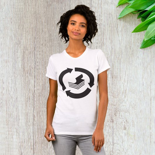 Papier Recycling Vrouwen T-shirt