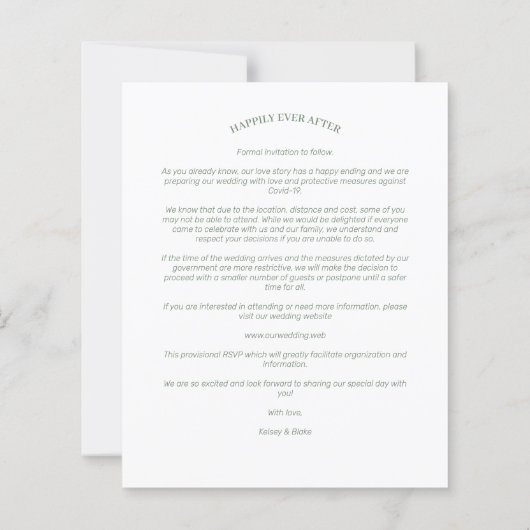 Papier Red Botanical Initials Elegant Wreath Wedding Pic (Dos)