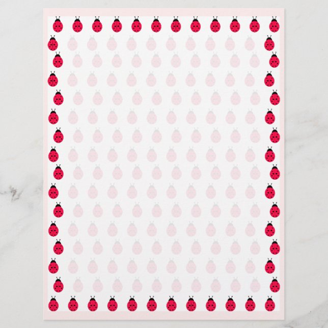Papier Red Ladybug (Devant)
