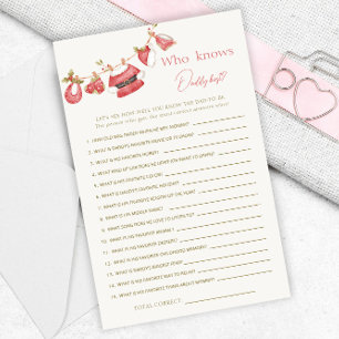 Papier Red Père Noël Vêtements Baby shower papa Meilleurs