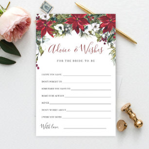 Papier Red Poinsettia nuptiale de Noël Conseils et émotio