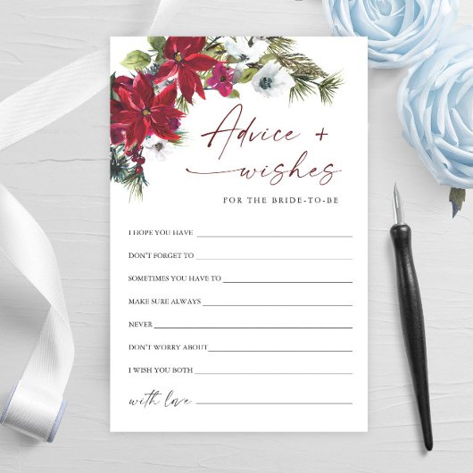 Papier Red Poinsettia nuptiale de Noël Conseils et émotio