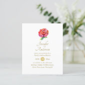 Papier Red Rose Gold FAMILLE REUNION Classe Amis (Debout devant)