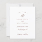 Papier Référencement minimal budgétaire | Mariage Brown r (Devant)