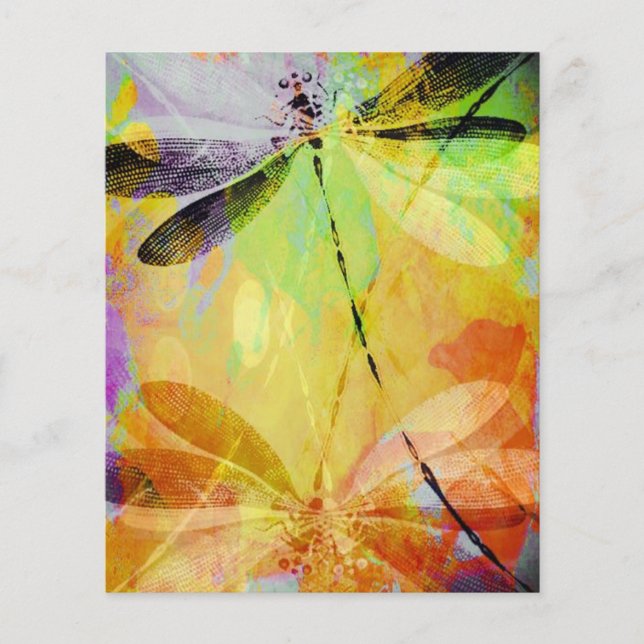 Papier Reflet de libellule (Devant)