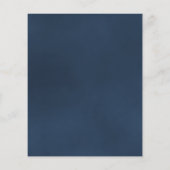 Papier Refléter le Rose bleu acier BUDGET de mariage Invi (Dos)