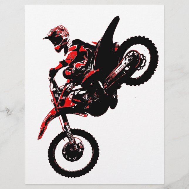 Papier Règles de Motocross MX ! (Devant)