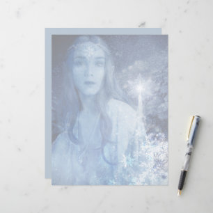 Papier Reine des Neiges Fantaisie de Noël Illustrations