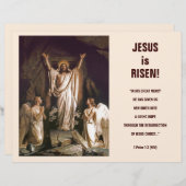 Papier Réjouissez-vous. Bulletin d'église de Pâques perso (Devant / Derrière)