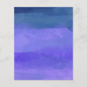 Papier Remise Purple Beach Sunset Anniversaire Invitation (Dos)