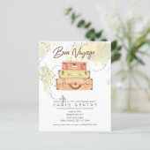 Papier Remise Voyage Retraite Invitations de partie (Debout devant)