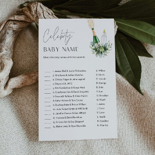 Papier REMY Celebrity Baby Name Jeu - Bouteilles Poppin