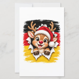 Papier Renne allemand de Noël